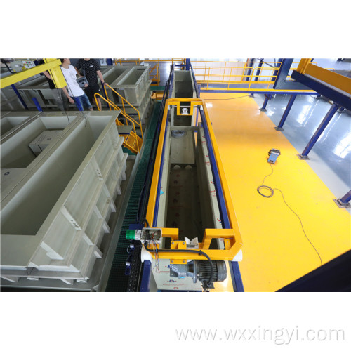 Transition trolley of electroplating production line